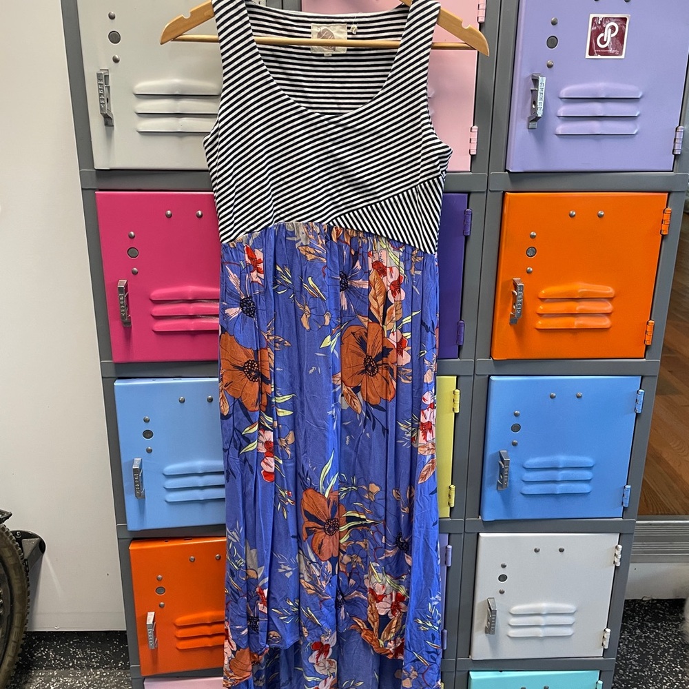 Lilka Anthropologie Zelie Hi-Lo Sleeveless Dress, XS